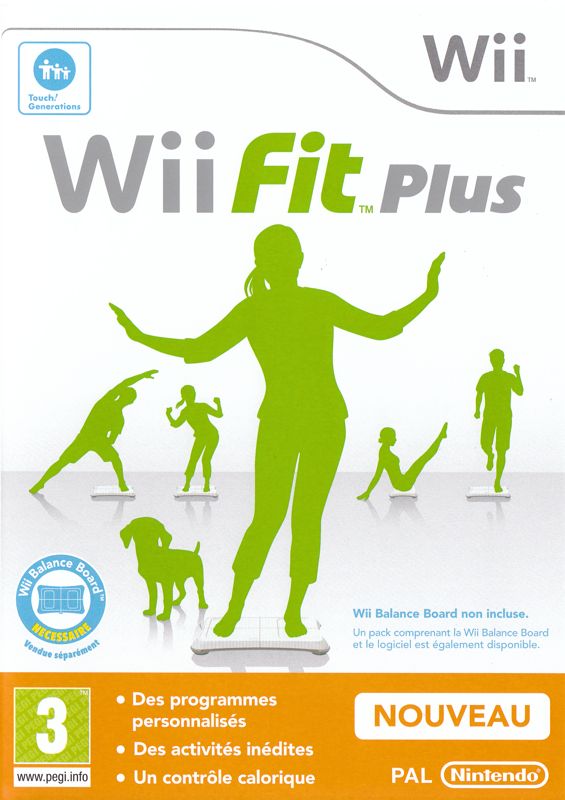 Wii Fit Plus box art for Wii